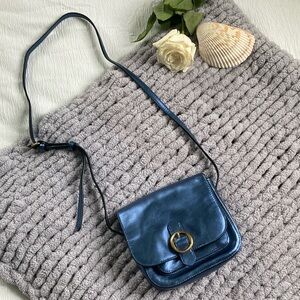Banana Republic Blue Leather Purse